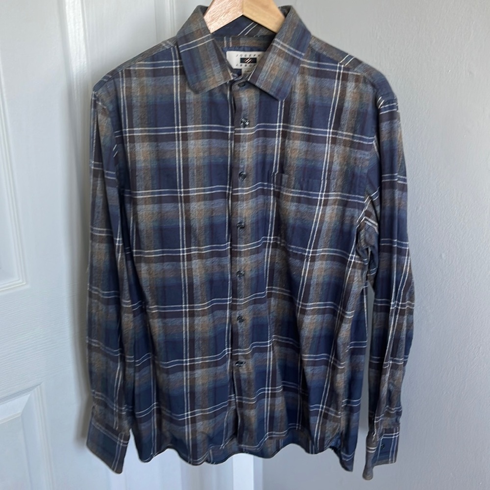 Joseph Abboud Plaid Button-Up Shirt